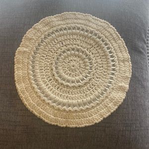 Ganni, crochet beret